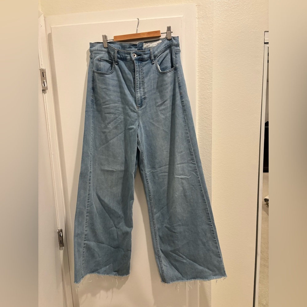 rag & bone Light Blue Flare Jeans
